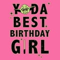 thumbnail image 2 of Girl's Star Wars Yoda Best Birthday Girl Graphic T-Shirt, 2 of 3