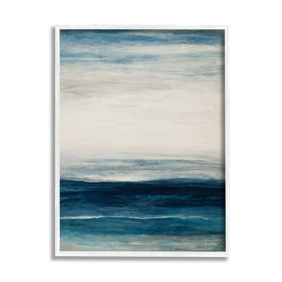 Stupell Industries Ocean Rise Sea Side Shoreline Layered Waves,11 x 14, Design by Lori Dubois