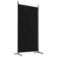 thumbnail image 6 of Tomshoo 2-Panel Room Divider Black 68.9"x70.9" Fabric, 6 of 7