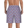 thumbnail image 3 of Kdxio Anchors Pattern Mens Casual Shorts - Drawstring Summer Beach Sports Shorts for Men, 3 of 5
