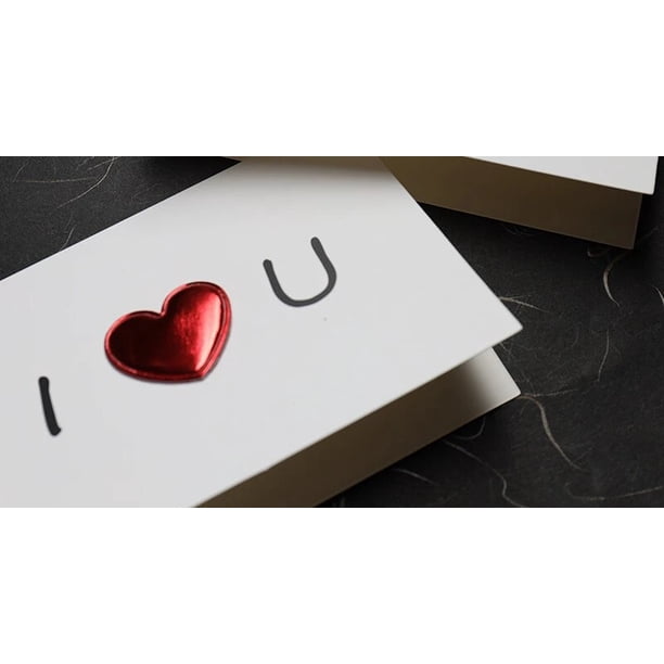 Tarjeta de invitación de cuero de matrimonio, Love Express, aniversario de boda, tarjeta de regalo del día de San Valentín, tarjetas de felicitación