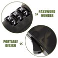 thumbnail image 3 of WASHWEPE Safety Cable Lock For Snowboard Protection Black Steel Wire Rope 1Set, 3 of 8