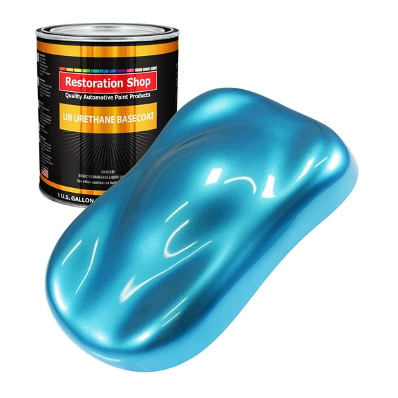 Electric Blue Metallic 1 Gallon URETHANE BASECOAT Car Auto Body Paint