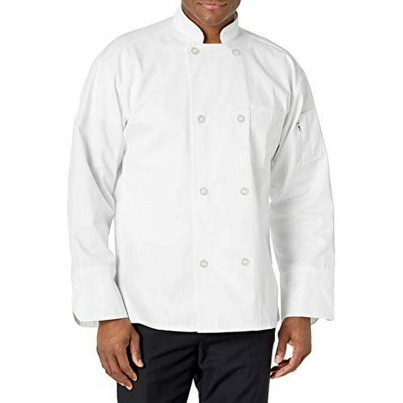 Uncommon Threads Unisex Uncommon Chef Coat White Small