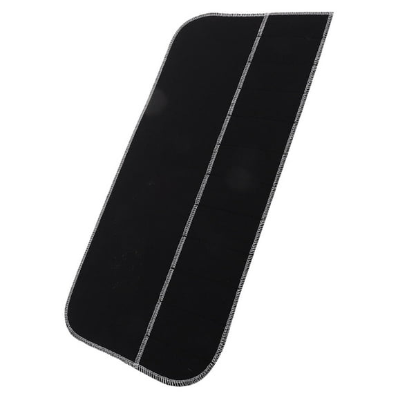 Tineasur Portable Black Silverware Storage Bag with Anti Tarnish Sleeves for Utensils and Teaspoons