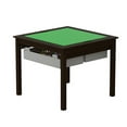 thumbnail image 3 of UTEX 2 in 1 Kids Construction Play Table with Storage Drawers and Built in Plate (Espresso with Grey Drwaer), 3 of 4