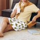 thumbnail image 5 of Fotbe Cute Little Bee Pantalones Cortos de Pijama para Hombre, Ropa de Dormir, Pantalones de Pijama Cortos para Hombre-3X-Large, 5 of 6