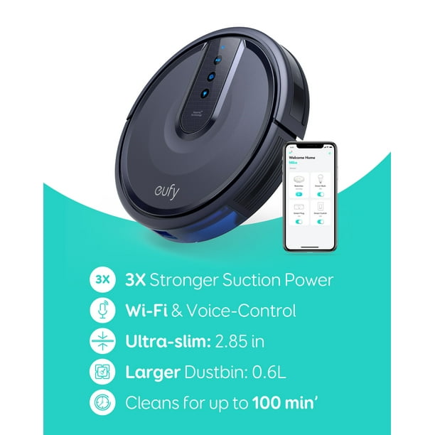Anker Eufy (ユーフィ) Robot Vacuum Auto-Emrm Anker eufy Robvac 15T Auto Charging Robotic Vacuum with HEPA