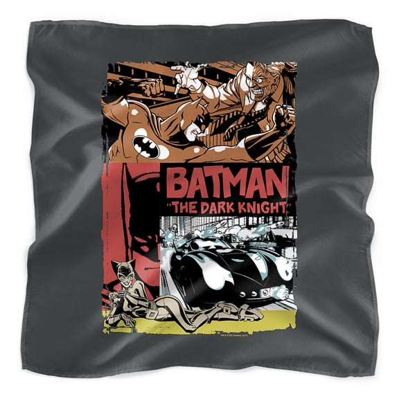 Batman Old Movie Poster Bandana (21 in x 21 in)