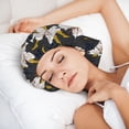 thumbnail image 6 of Yiaed Lilies Flowers Print Satin Bonnet Silk Bonnet Hair Bonnet for Sleeping Hair Bonnets, 6 of 6