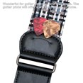 thumbnail image 3 of Electric Guitar Strap Shoulder Belt Adjustable Length Multi-color Comfortable Bass Spare Parts Adults Beginner Musicians Grid Pattern, 3 of 8