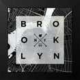 thumbnail image 2 of SD Graphics Studio 20x20 Black Modern Framed Museum Art Print Titled - Brooklyn Square BW, 2 of 5