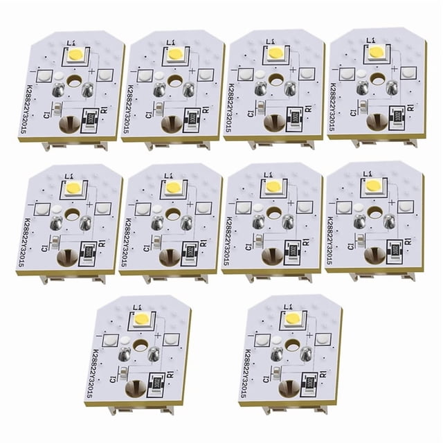 WR55X11132 WR55X25754 Luz de Refrigerador, Reemplazo del Conjunto LED Refrigerador Wr55x30602 Wr55x26486 10 Piezas