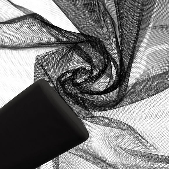 Rollo de Tul Negro de Tela 137 cm x 91 m Poliéster