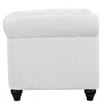 thumbnail image 6 of Modway Earl 2 Piece Faux Leather Tufted Sofa Set in White, 6 of 6