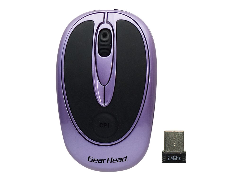 Gear Head Wireless Optical Mobile Mouse MP2475PUR Mouse optical 3