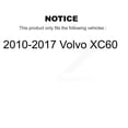 thumbnail image 2 of CMX Rear Disc Brake Rotors Pair for Car 2010-2017 Volvo XC60 K8-100901, 2 of 8