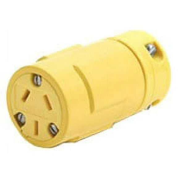 Woodhead 1507, Straight Blade Connector, Conn Non-Nema 15A/125V10A/, 1 PC