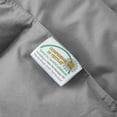 thumbnail image 3 of Peace Nest All Season 100% Organic Cotton Down Duvet Insert Medium Warmth Comforter, Gray, Queen, 3 of 6