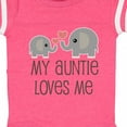 thumbnail image 4 of Inktastic My Auntie Loves Me Boys or Girls Baby Bodysuit, 4 of 5