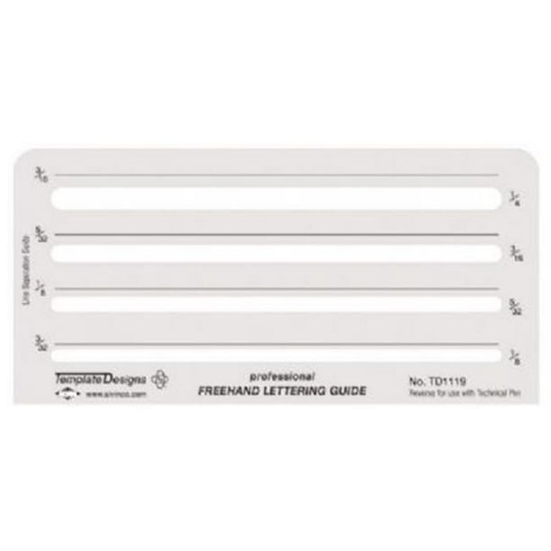 Alvin Lettering Aid Template - Walmart.com - Walmart.com