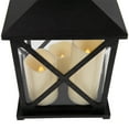 thumbnail image 6 of Northlight LED Candle Lantern with 3 Flameless Candles - 12.5" - Black, 6 of 6