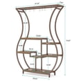 thumbnail image 7 of Tribesigns 6-Tier Plant Stand, 70.9" Tall Plant Shelf with 10 Hanging Hooks, Vase Shape Ladder Plant Stand, Multi-Purpose Plant Display Rack, 7 of 7