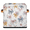 Multicolor 1, variant on CURLYOOT Rustic Plant Grey Flower 11 x 11 Inch Cube Storage Bin, Decorative Storage Cube Foldable Basket with Leather Handle, Fabric Bin for Closet Shelves Home Organizer