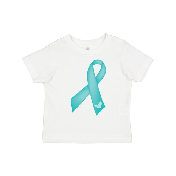 Inktastic Teal Awareness Ribbon Girls Toddler T-Shirt