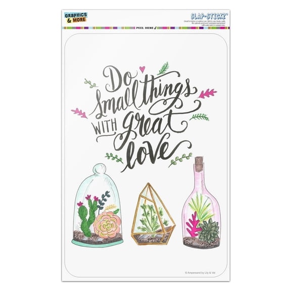 Do Small Things with Great Love Home Business Office Sign