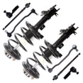 thumbnail image 2 of CCIYU Complete Suspension Kit Fits 2004 2005 2006 2007 2008 for Nissan Maxima Includes Front Strut Spring Assembly Stabilizer Bar Link Kit Tie Rod End, 2 of 5