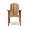 thumbnail image 5 of Tcbosik Set of 2 Modern Armchairs, Adirondack Dining Chair, Weather-Resistant Lounge Chair, Wood Chair for Patio, Garden, Backyard, Natural, 5 of 10