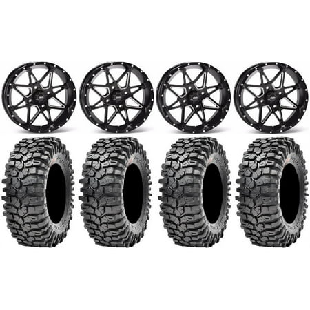 ITP Tornado 14 Wheels Black 32 Roxxzilla Tires Sportsman RZR Ranger ITP Tornado 14 Wheels Black 32 Roxxzilla Tires Sportsman RZR Ranger