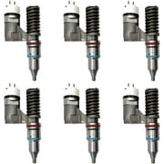 203-7685 2037685 6X Fuel injector for CAT 3176C 3196 Engine 725 730 Articulated Truck 345B 345BL 365B 365BL Excavator 972G II Wheel Loader 16H Motor Grader