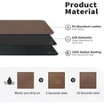 thumbnail image 2 of Dish Drying Mat for Kitchen Counter, Heat Resistant Drainer Mats with Non-slip Rubber Backed, Hide Stain Kitchen Super Absorbent Draining Mat, Easy to Clean Dish Rack Pad, Brown 16"x20", 2 of 9