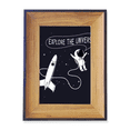 thumbnail image 1 of Universe And Alien Space Travel Photo Frame Exhibition Display Art Desktop Painting, 1 of 3