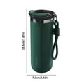thumbnail image 3 of Green Vacuum Insulated Coffee Cup | 17oz Double Wall Stainless Steel Travel Mug | Leak-Proof Lid for Hot & Cold Drinks | 6-Hour Temperature Retention | Portable Design for Commuting & Outdoor Use, 3 of 7