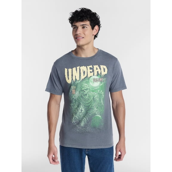 Men's Halloween Monsters Graphic Tee Shirt from Way to Celebrate, Sizes XS-4XLT