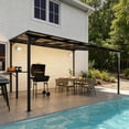 thumbnail image 2 of Leukture 12ft Wall Mounted Lean to Metal Awnings Bar Counter Accessories (No Awning), 2 of 4