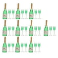 thumbnail image 1 of Dollhouse Champagne Set, 10 Sets Simulation Model Miniature Wine Bottles Miniature  For Dolly House, 1 of 8