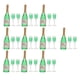 thumbnail image 1 of Accesorios para casa de muñecas BuyWeekMX 10 juegos de champán y botellas de vino, 1 of 9