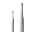 thumbnail image 2 of 2Pcs White Black Floor Vase, Modern Matte Skinny Long Decorative Vase for Pampas Grass, Minimalist Flower Vase for Living Room, Entryway, Office Decor, Contemporary Home Centerpiece (White), 2 of 5