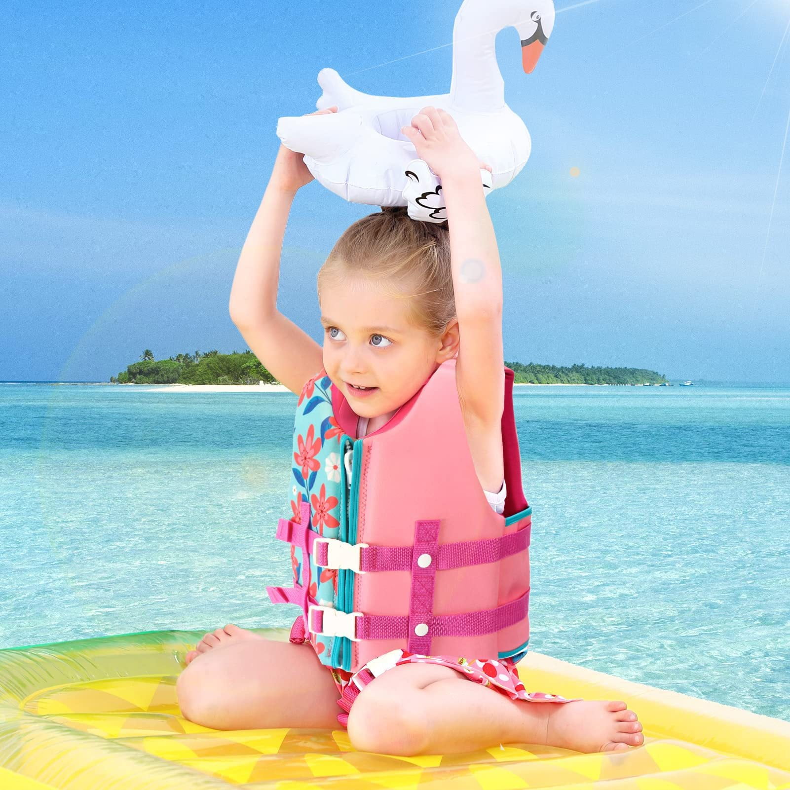 【送料無料/新品】 Swim Kids Gogokids Vest 30 Strap, Safety Adjustable Floats, BoatSupplies