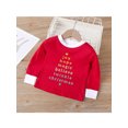 thumbnail image 4 of Qiylii Kids Christmas Clothes Set, Letter Print Tops+Snowflake Print Pants, 4 of 9