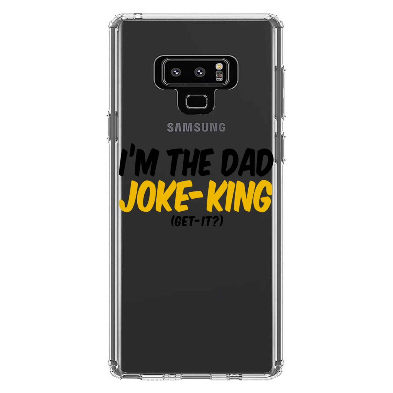 Distinctink Clear Shockproof Hybrid Case For Samsung Galaxy Note 9 Tpu Bumper Acrylic Back Tempered Glass Screen Protector I M The Dad Joke King Get It Walmart Com Walmart Com Distinctink Clear Shockproof Hybrid Case For Samsung Galaxy Note 9 Tpu Bumper Acrylic Back Tempered Glass Screen Protector I M The Dad Joke King Get It Walmart Com Walmart Com