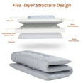 Thick Twin Size Japanese Futon Mattress with Roll Design, Dustproof