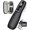 Black+Case, variant on Wireless Presenter with Carry Case, Presentation Clicker with Protective Storage Bag, Presentation Remote for Powerpoint, Mac, Computer, Laptop
