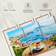 thumbnail image 6 of Elephant Stock Coffee At Naples Wall Art - Horizontal Multi Panel Canvas - 3 Piecedining Room Wall Decor - Photography Food And Drink Multi Panel - Blue And Brown Decor - 65" x 42", 6 of 8