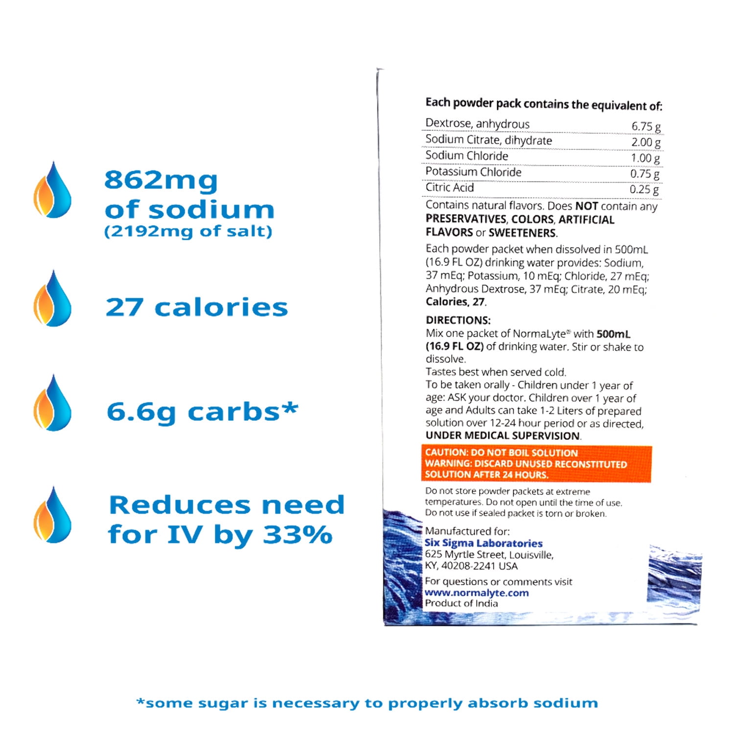 NormaLyte PURE - 6 Stick Box - FSA/HSA Eligible Item