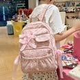 thumbnail image 7 of WAYUTE Backpack for Kids Versatile Bow Knot Print Zip Up Back to School Backpack Lightweight Daypack for Students Daily Use Bookbag Casual Outdoor Travel, 7 of 7